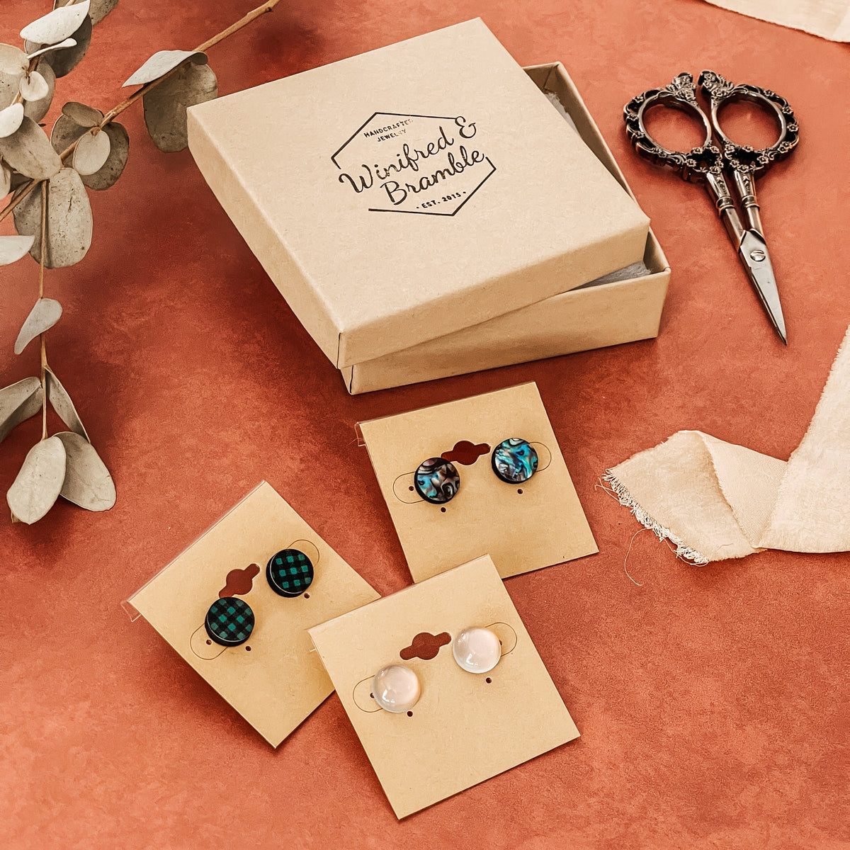 Stud Earrings Subscription Box – Winifred and Bramble