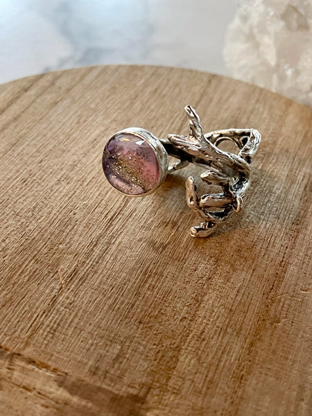 polymer clay statement ring