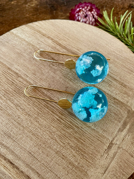 blue sky dangle earrings